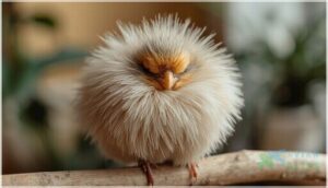 fluffed feathers and lethargy fluffed feathers and lethargy