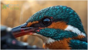 focusing on the bird’s eyes focusing on the bird’s eyes
