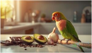 foods to avoid for lovebirds foods to avoid for lovebirds