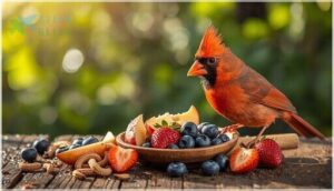 fruit and mealworms fruit and mealworms