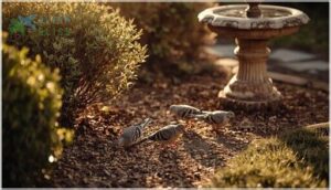 ground-feeding birds like doves and sparrows ground-feeding birds like doves and sparrows