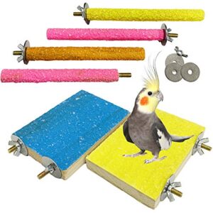 Hamiledyi 6 PCS Bird Perch B086DKJPL1