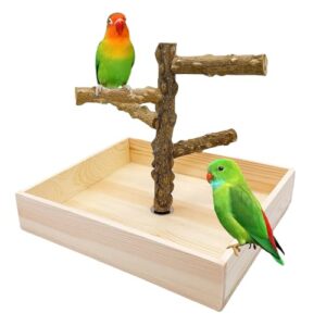Hamiledyi Bird Perch Stand Playground B0892DVCQ1
