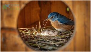 how do bluebirds construct their nests how do bluebirds construct their nests