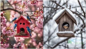 how seasonal changes affect birdhouse use how seasonal changes affect birdhouse use