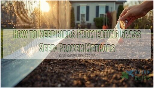Curated visual reference: Picture Idea: How To Keep Birds From Eating Grass Seed Proven Methods