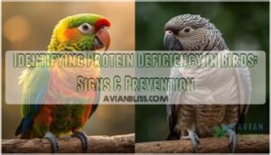 identifying protein deficiency in birds