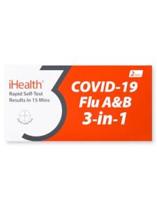 iHealth COVID 19, Flu A&B 3 in 1 B0D3SWL7Z5