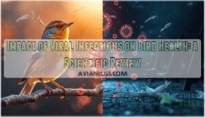 impact of viral infections on bird health