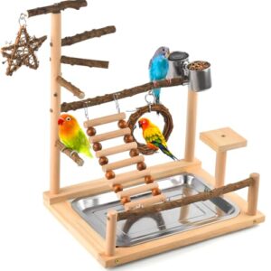 KATUMO Bird Playground Natural B0CTH7FQ38