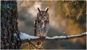 long-eared owl long-eared owl
