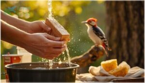 maintaining and cleaning woodpecker feeders maintaining and cleaning woodpecker feeders