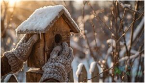 maintaining bird houses through winter maintaining bird houses through winter