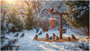maximizing bird visits to your winter garden maximizing bird visits to your winter garden