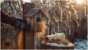 modifying existing bird houses for winter use modifying existing bird houses for winter use