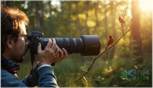 optical zoom range for capturing distant birds optical zoom range for capturing distant birds