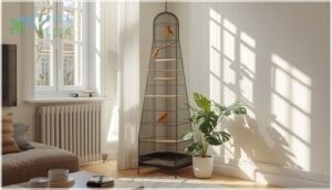 optimal cage sizes for small spaces optimal cage sizes for small spaces