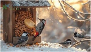 peanuts and suet peanuts and suet