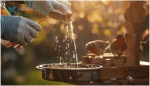 preventing disease at bird feeders preventing disease at bird feeders