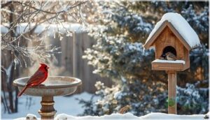 providing water and shelter in winter providing water and shelter in winter