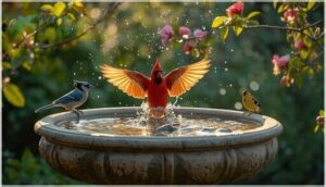 providing water for wild birds providing water for wild birds