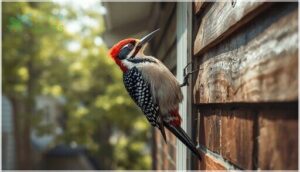 reasons woodpeckers peck human structures reasons woodpeckers peck human structures