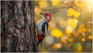 red-headed woodpecker – bold red head, open woodlands red-headed woodpecker – bold red head, open woodlands