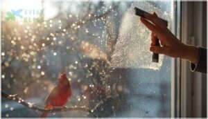 reducing reflections with films or soap reducing reflections with films or soap