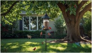 safe bird feeder placement tips safe bird feeder placement tips
