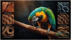 safe materials and finishes for bird perches safe materials and finishes for bird perches