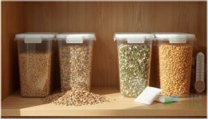 safe storage and handling of bird seed safe storage and handling of bird seed