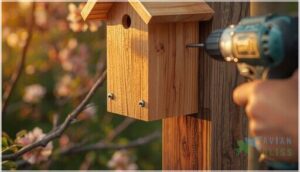 securing the birdhouse properly securing the birdhouse properly