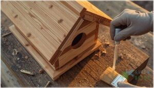 securing the roof and front panel securing the roof and front panel