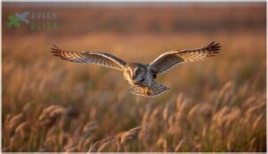 short-eared owl short-eared owl