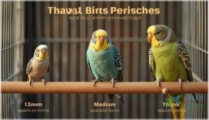 size and fit for different bird species size and fit for different bird species