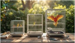 size and portability for different bird species size and portability for different bird species