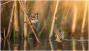 song, calls, and behavior clues song, calls, and behavior clues