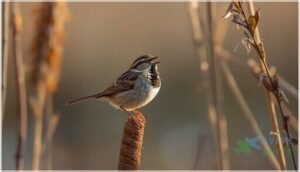 song sparrow (melospiza melodia) song sparrow (melospiza melodia)
