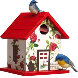 Spring Melody Bird House, Composite B0FLPVV8SS