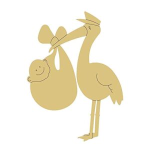 Stork Design by Lines Cutout B0881X4D5P