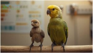 stunted growth in young birds stunted growth in young birds