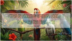 types of parrots types of parrots