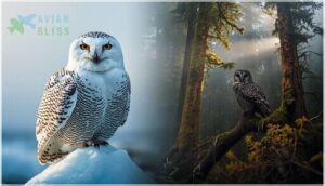 unique and rare owls (e.g., snowy owl, spotted owl) unique and rare owls (e.g., snowy owl, spotted owl)