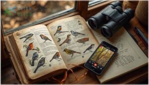 using field guides and birding apps using field guides and birding apps