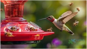 using nectar guards and bee guards using nectar guards and bee guards