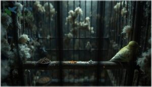 visible mold and odors in the cage visible mold and odors in the cage