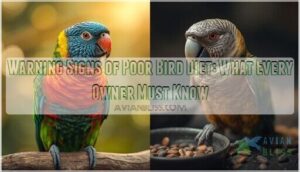 warning signs of poor bird diet