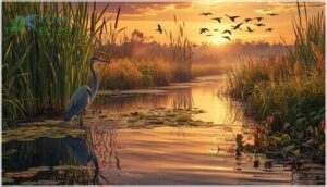 wetlands and marsh areas wetlands and marsh areas