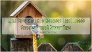 what size entrance hole for bird houses what size entrance hole for bird houses