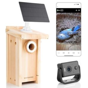 WHITEHORSE Bird House with Camera B0DJ3GKJ1L